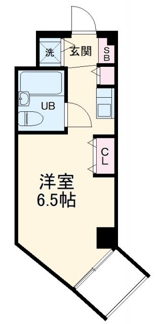 コスモハイム元住吉の間取り