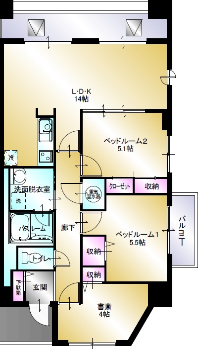 レクシア宮前の間取り