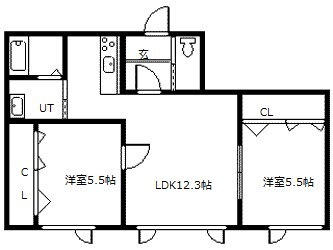 クロル・ウェルシュの間取り