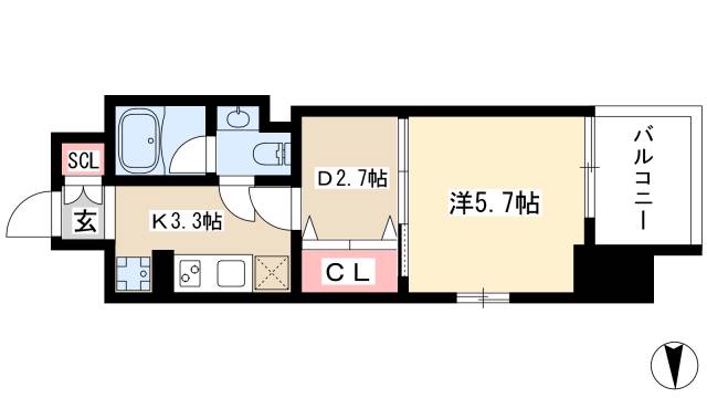 【ブランシエスタ泉の間取り】