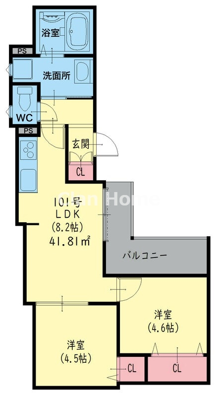 ラモーナ大今里の間取り