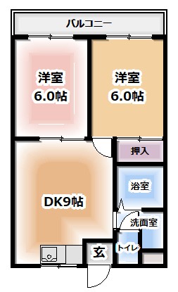 プレアール蔀屋本町の間取り