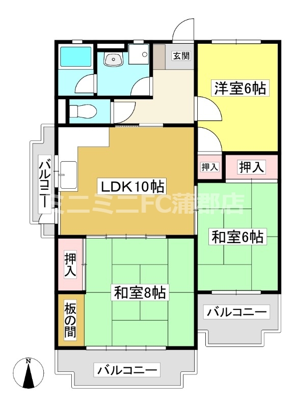 メゾンベルリッチの間取り