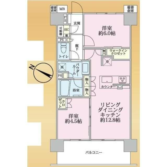 座間市相模が丘のマンションの間取り