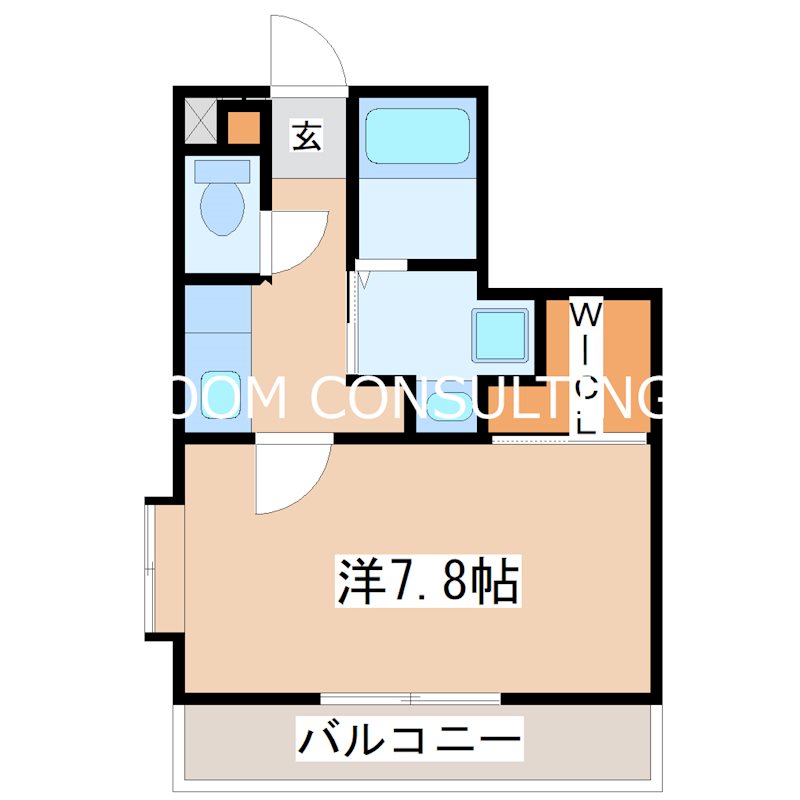 鹿児島市鴨池のマンションの間取り