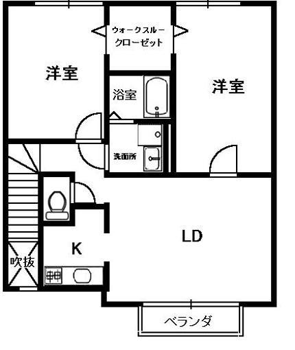 フォンテーヌ　Iの間取り