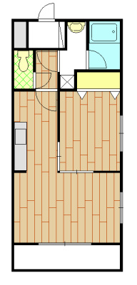 メゾンあさなの間取り