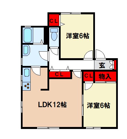 美しヶ丘エクセレンスIIの間取り