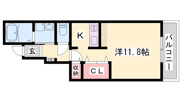 アネモスヒルズ姫路IIの間取り