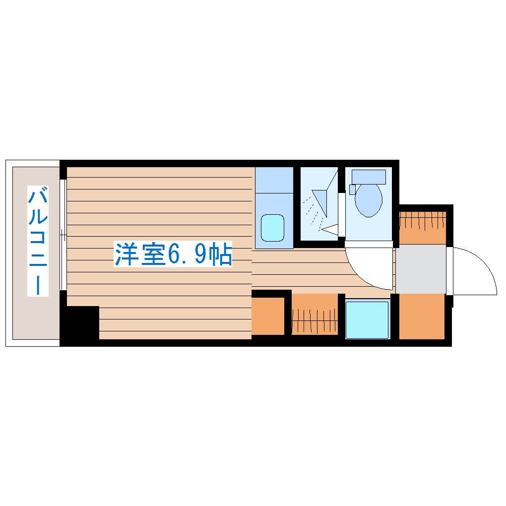 アソルティ東二番丁レジデンスの間取り