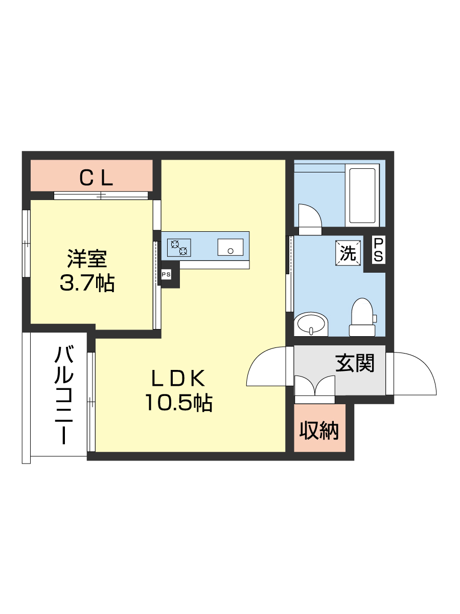 エルニドの間取り