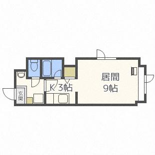 藤井ビル北23条の間取り