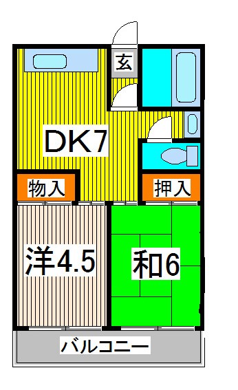 ビューシャルム松本の間取り