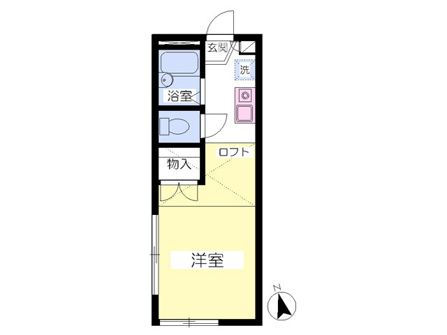 ルミエール栄町の間取り