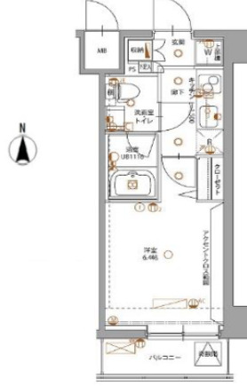 B CITY 東池袋の間取り