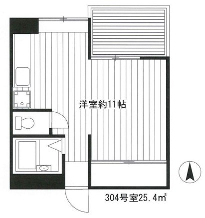 杉並区井草のマンションの間取り