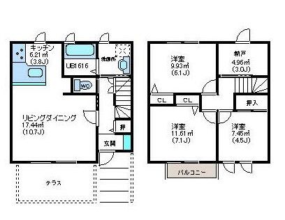 【郡山市富久山町福原のその他の間取り】