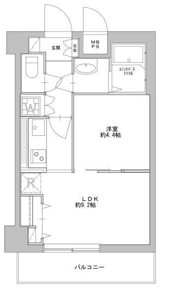 ライオンズマンション飯田橋の間取り