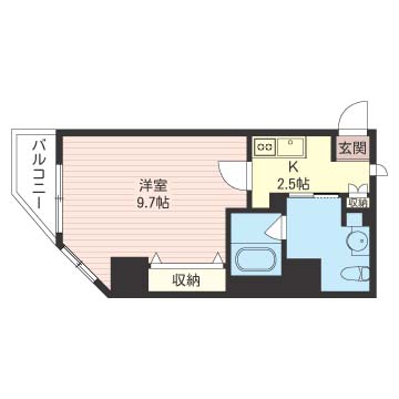 ソレアード菊川の間取り