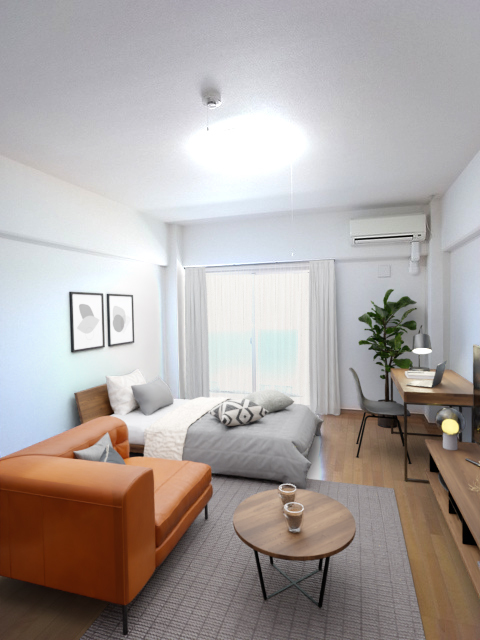 居室・リビング　※家具・家電はＣＧで合成しています