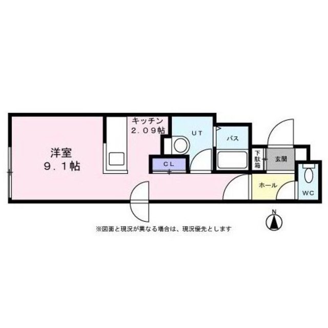 プレジールの間取り