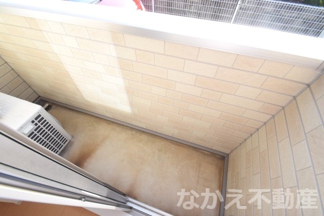 バルコニー　落ち着いた時間を過ごせるバルコニーです