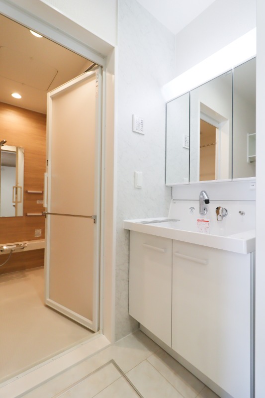 洗面設備　図面と現状に相違がある場合には現状を優先