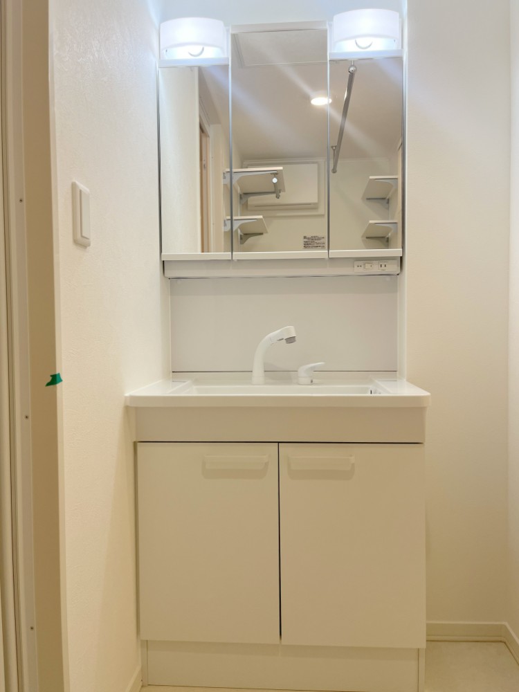 洗面設備　シャワードレッサー付きです！