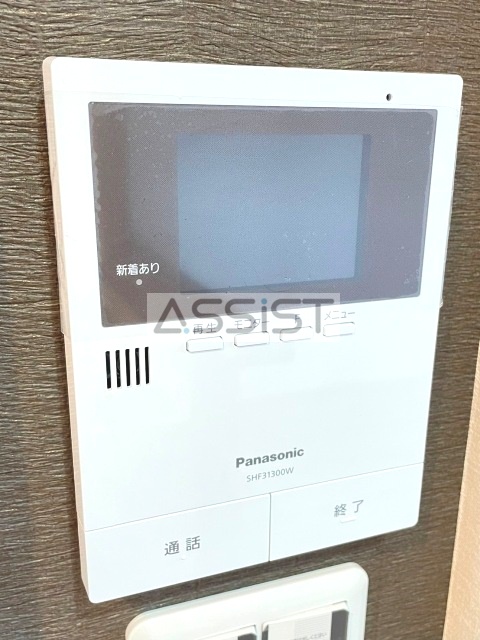 セキュリティ　写真：設備同仕様の別号室です