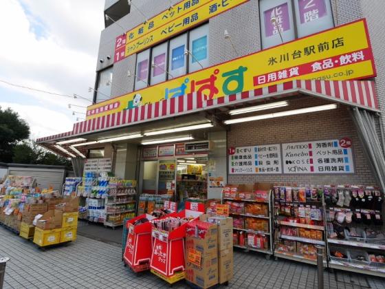 ドラックストア　どらっぐぱぱす氷川台駅前店（ドラッグストア）まで582m