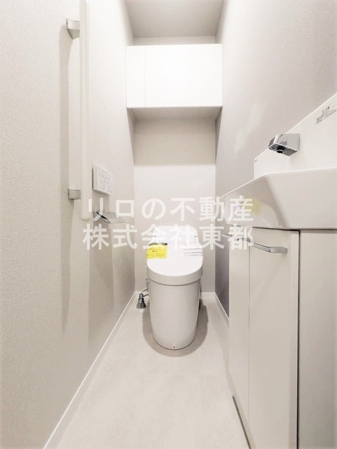 トイレ　洗浄便座付です！