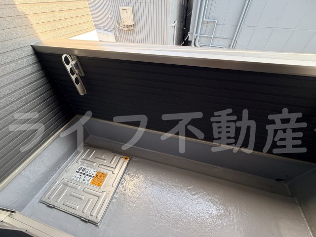 バルコニー　広々としたバルコニーです