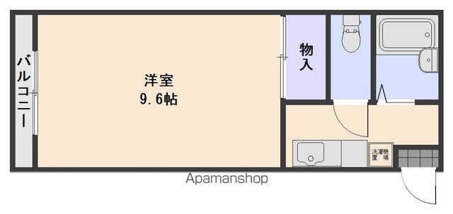 竹田レジデンスBの間取り写真