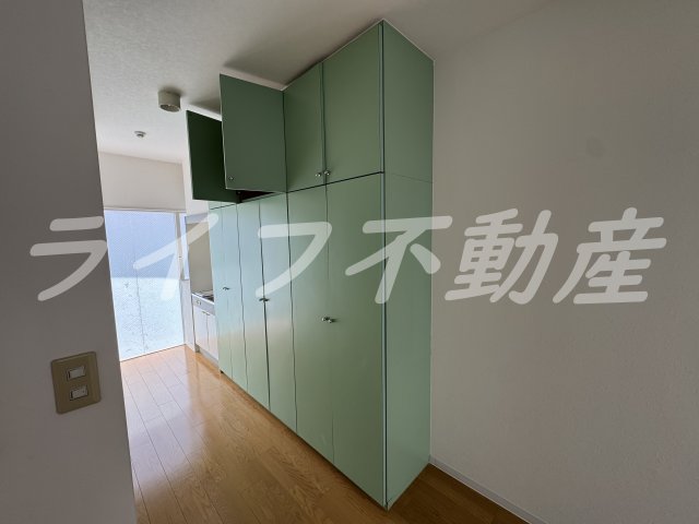 収納　十分な収納スペースがあります