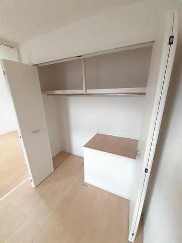 収納　たっぷりとした収納スペースです