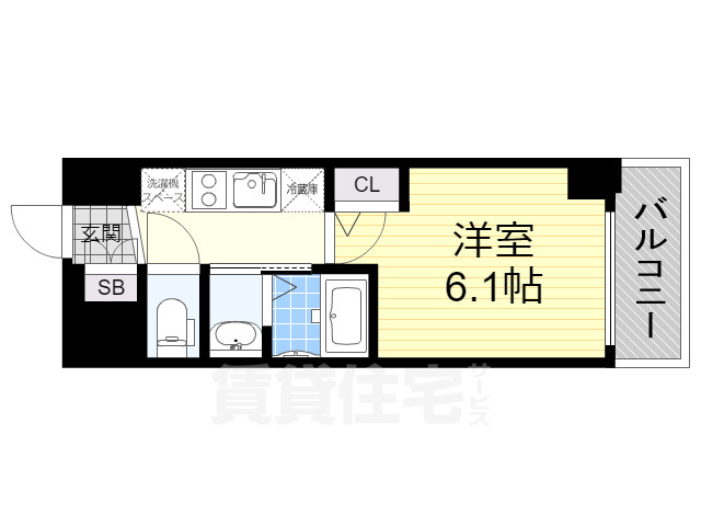 エステムコート名古屋新栄3グローリィの間取り写真
