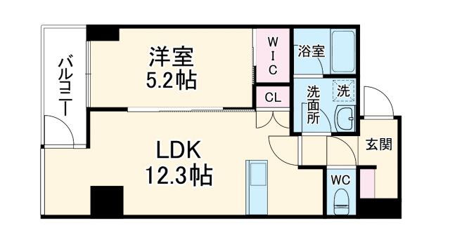 Fortunato扇町の間取り写真