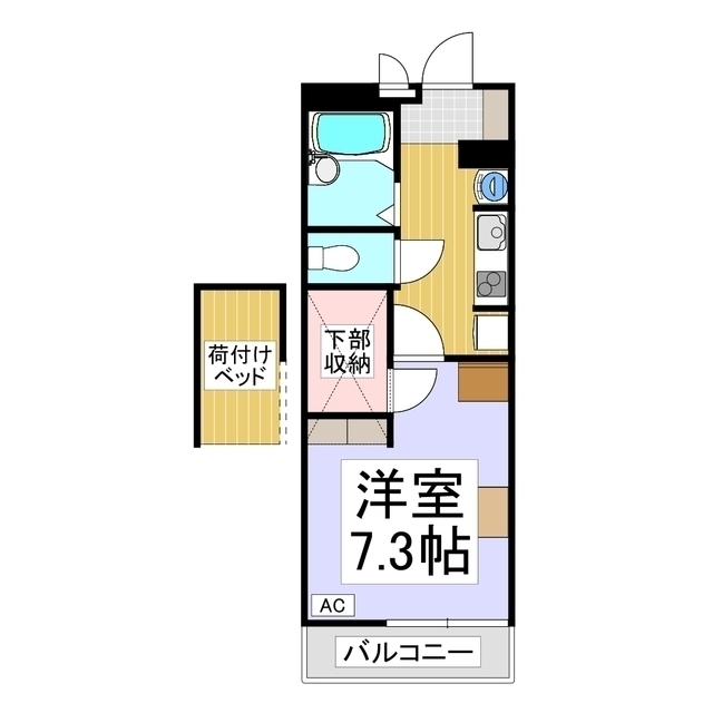 レオパレスグラン アプリコの間取り写真