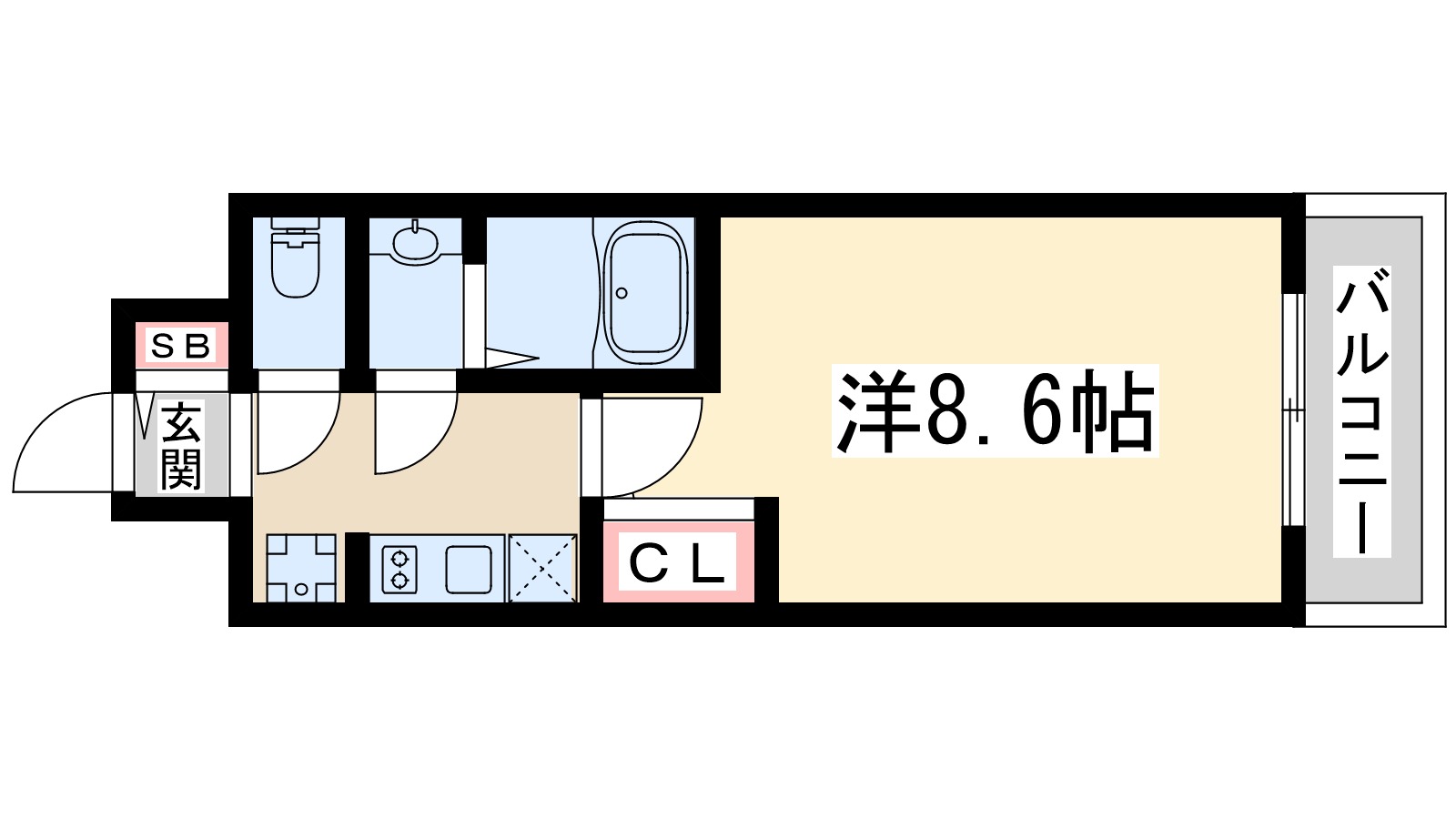 フェニックス新大阪の間取り写真