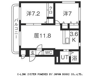 モンテローザの間取り