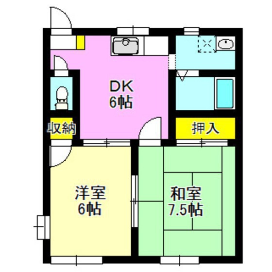 コンフォートハイツの間取り