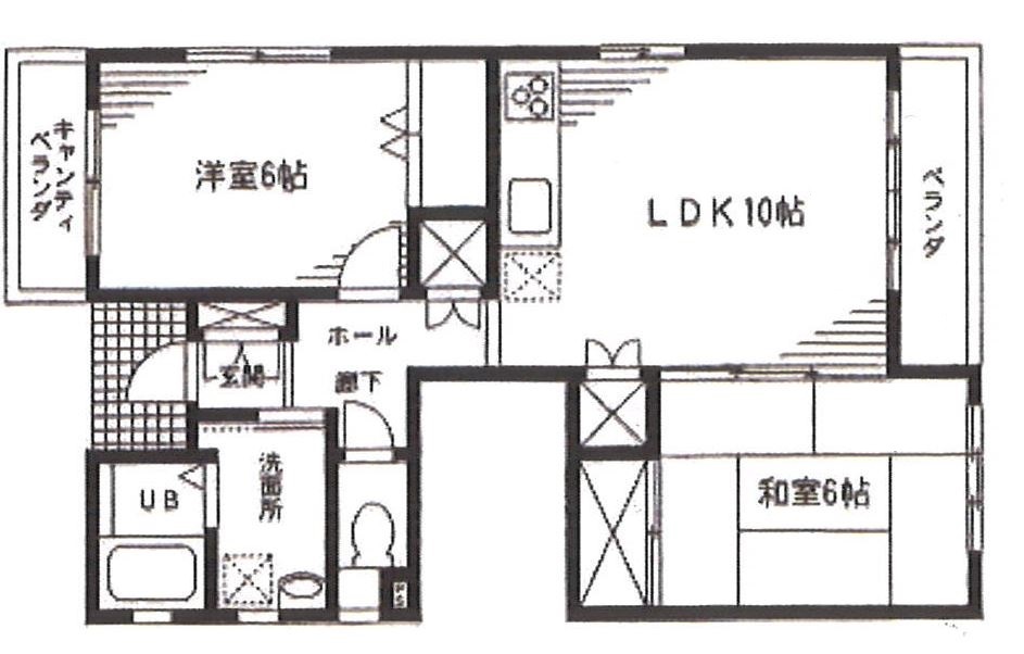 栄町メゾンの間取り