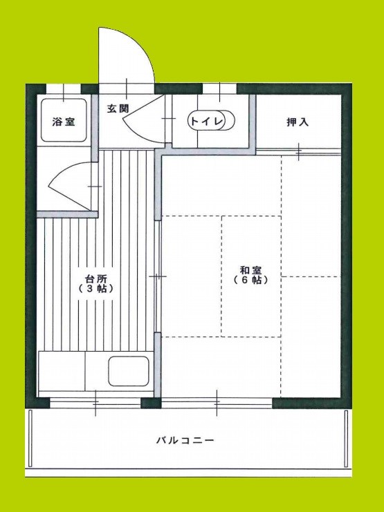 【中善マンションの間取り】