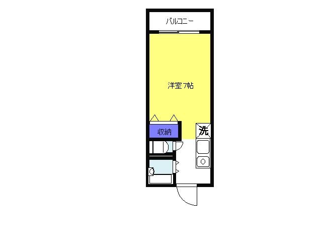 堺市堺区北丸保園のアパートの間取り