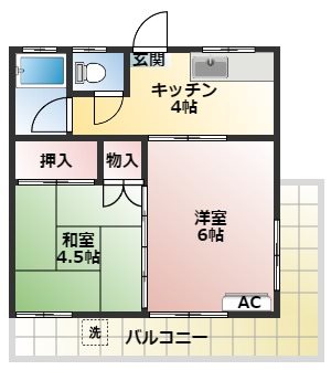 シャレード加治木の間取り