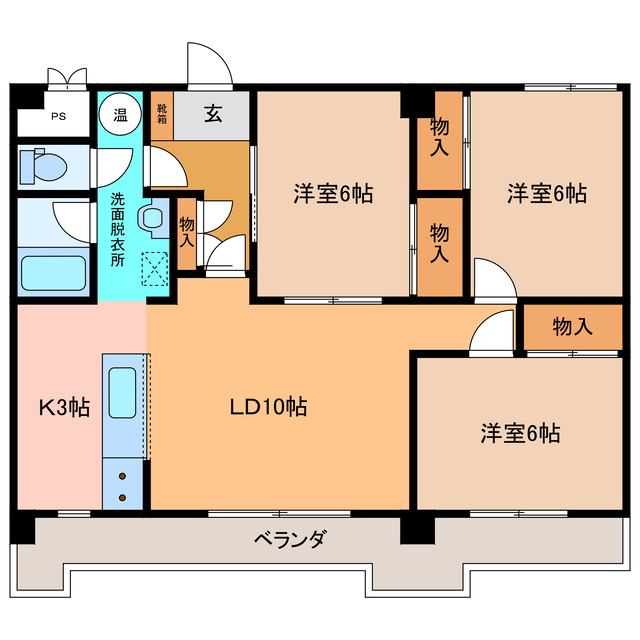 帯広マンション第１_間取り_0