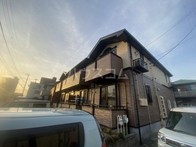 名古屋市中川区細米町のアパートの建物外観