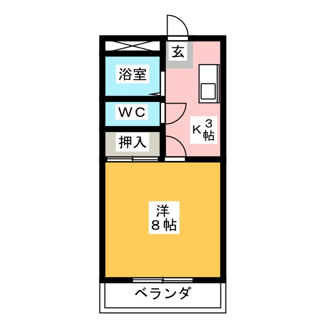 コーポ８１０の間取り