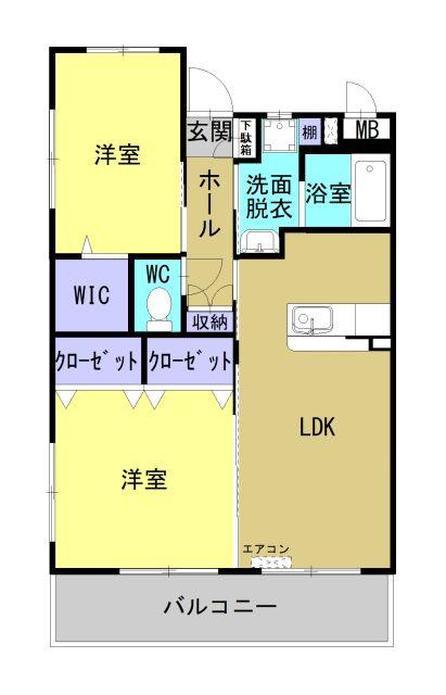 （仮称）都城栄町Ｕマンションの間取り