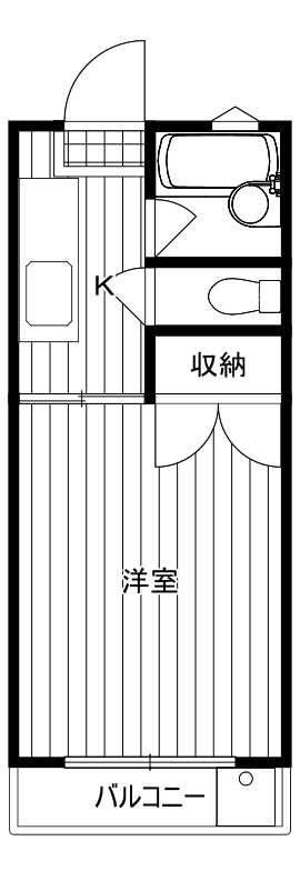 厚木市下依知のマンションの間取り